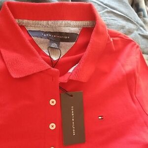 Tommy Hilfiger Red Polo Shirt